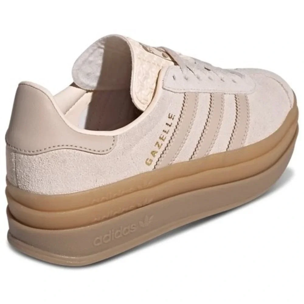 Adidas Gazelle Bold Wonder Quartz Wonder Taupe Gum Grade School Size 7 JQ1296